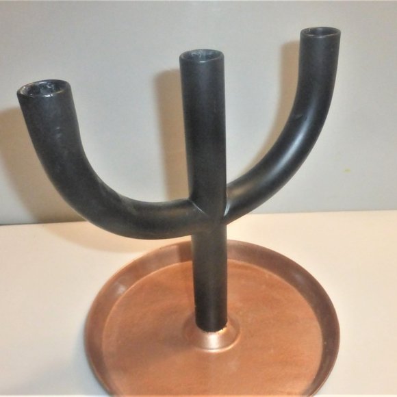 IKEA CANDLELABRA #1703 Vintage Candle Holder 3 Arm w/ Tray 4 Floating Candles - Picture 5 of 7